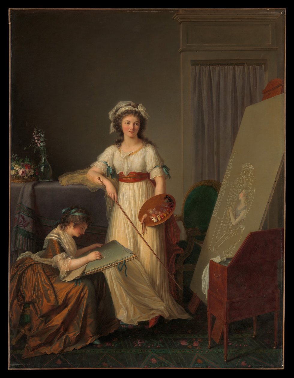 Atelier de Artista ou Atelier de Pintor de Marie Victoire Lemoine