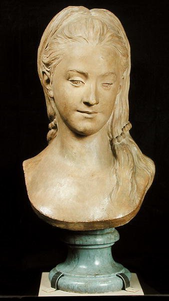 Presume-se que o retrato seja Mary Cathcart, 1768 (gesso) de Marie Anne Collot