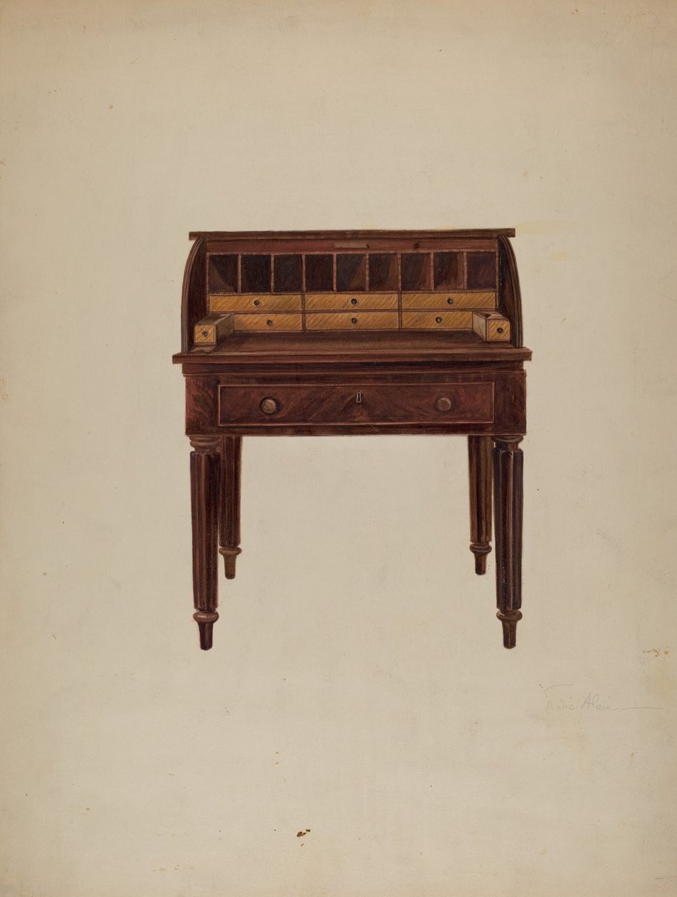 Secretária, c. 1940. de Marie Alain