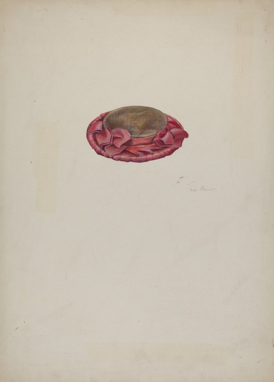 Chapéu de boneca, c. 1939. de Marie Alain