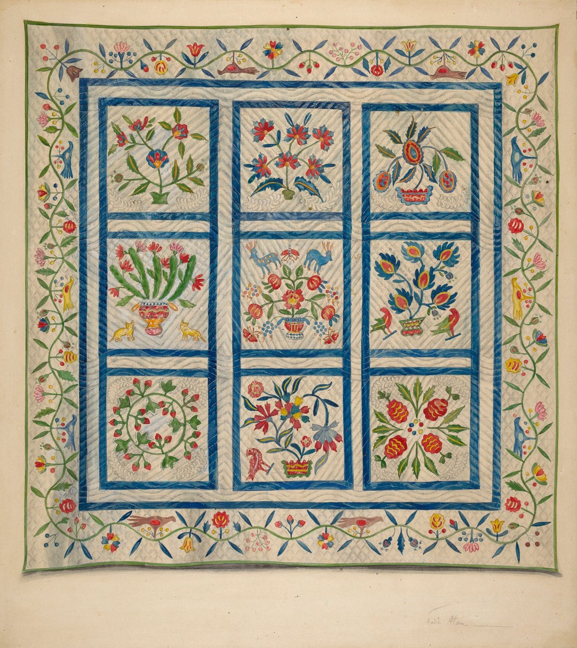 Colcha, c. 1937. de Marie Alain