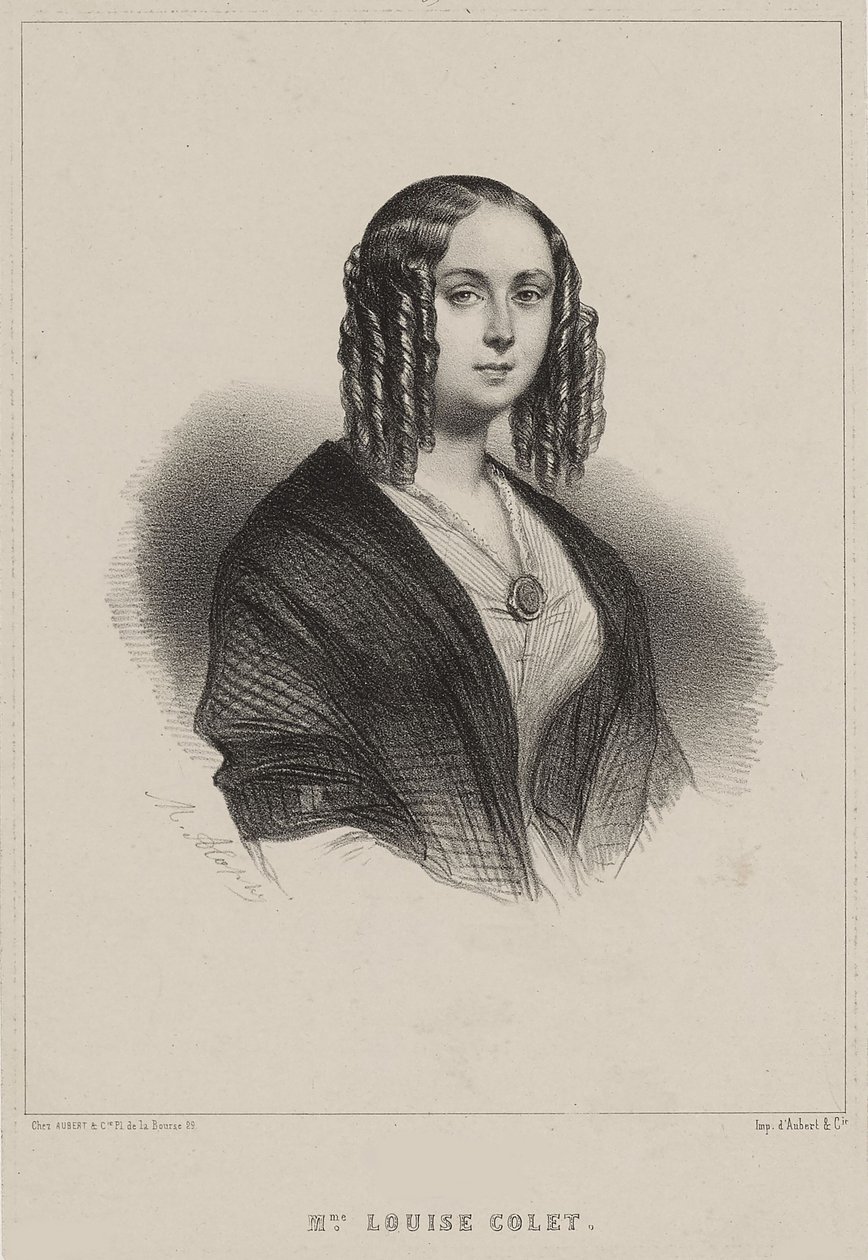 Luísa Colet, 1843. de Marie Alexandre Menut Alophe