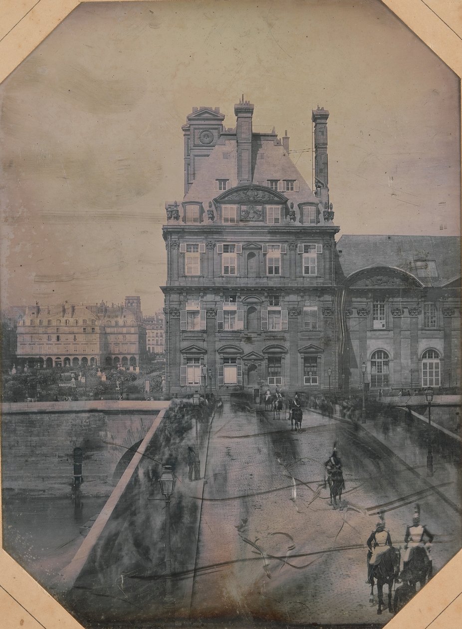 Desfile no Pont-Royal, 1 de maio de 1844 de Marie Charles Isidore Choiselat