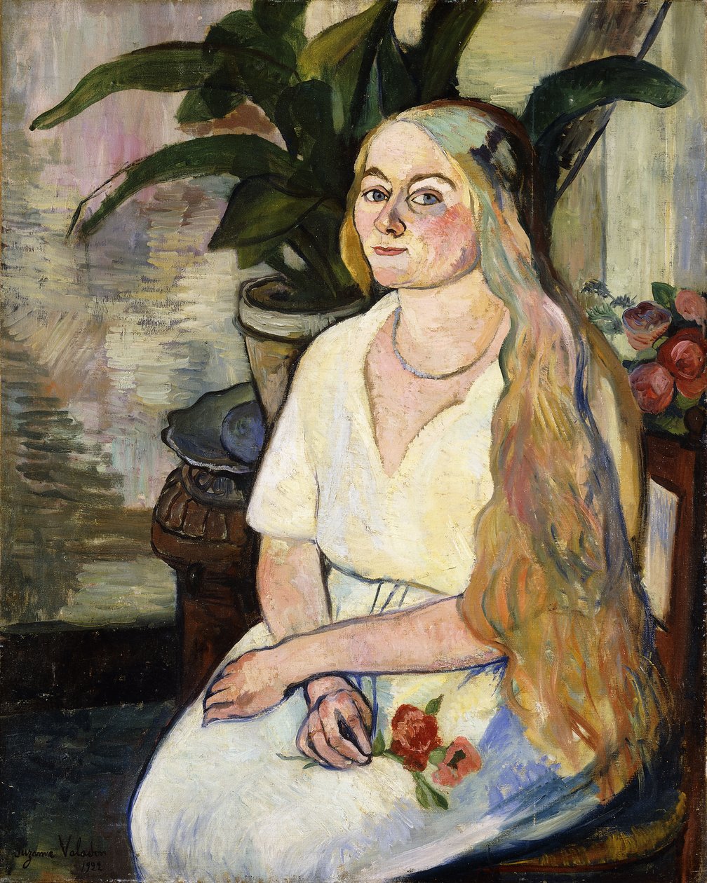 Retrato de Germaine Utter, 1922 de Marie Clementine Valadon