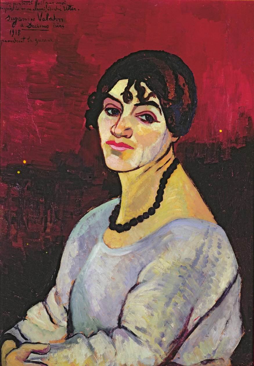 Auto-retrato, 1918 de Marie Clementine (Suzanne) Valadon