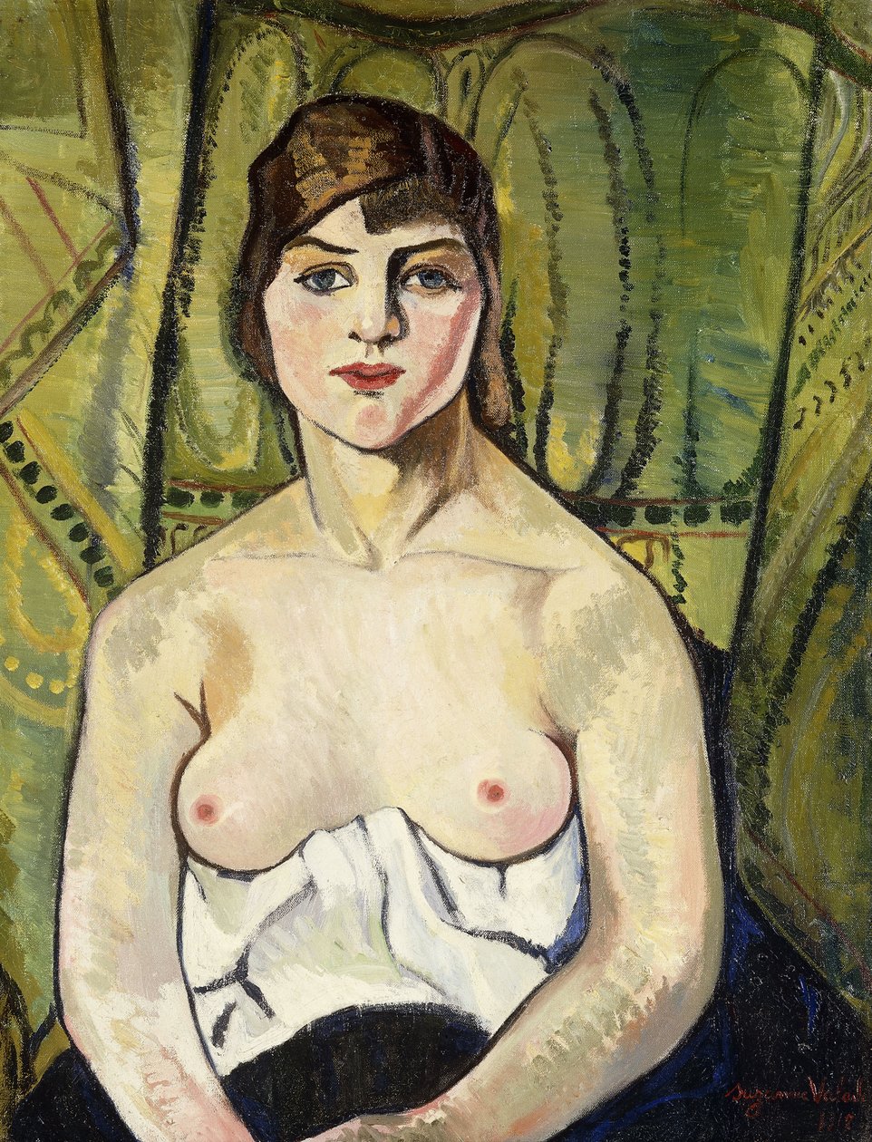 Mulher com seios nus de Marie Clementine Valadon