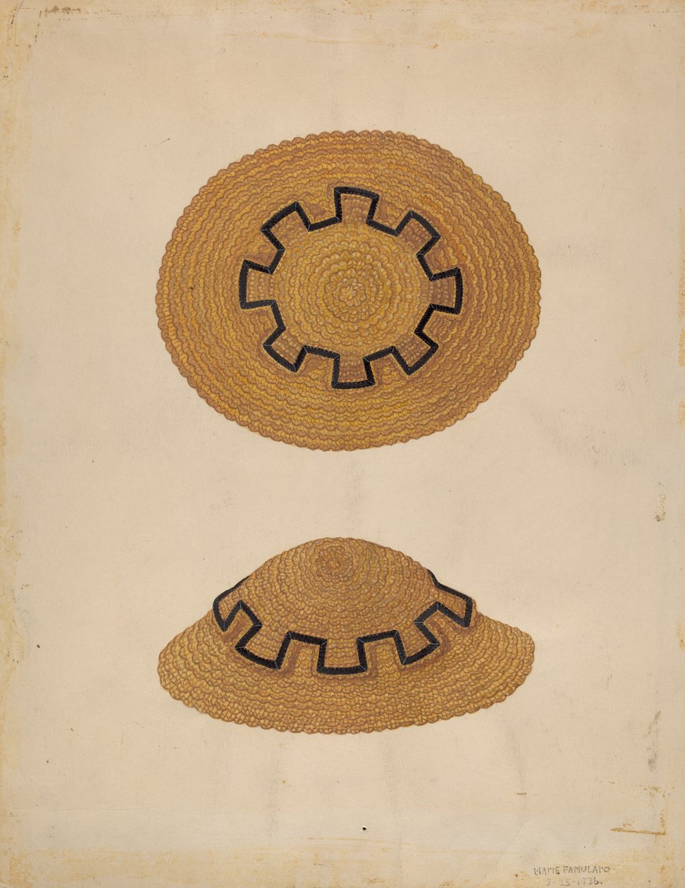Chapéu de criança, 1936. de Marie Famularo