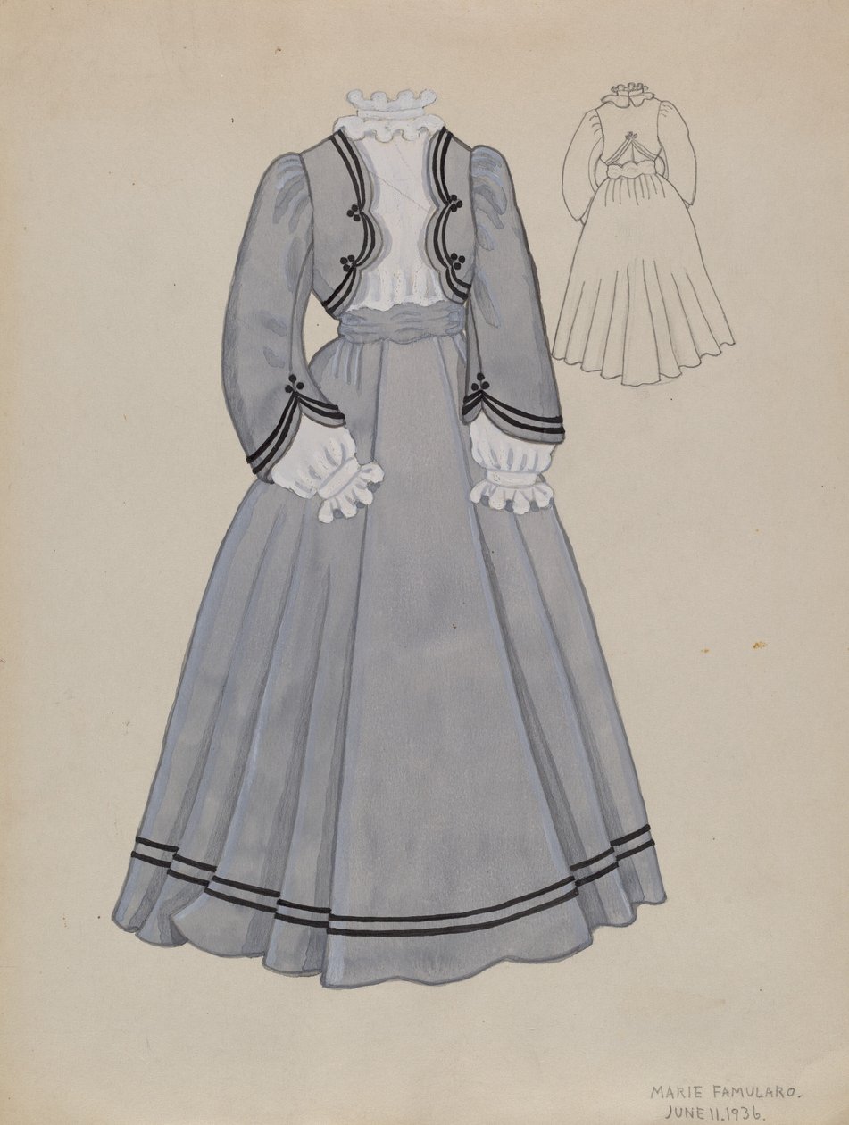 Vestido, 1936. de Marie Famularo