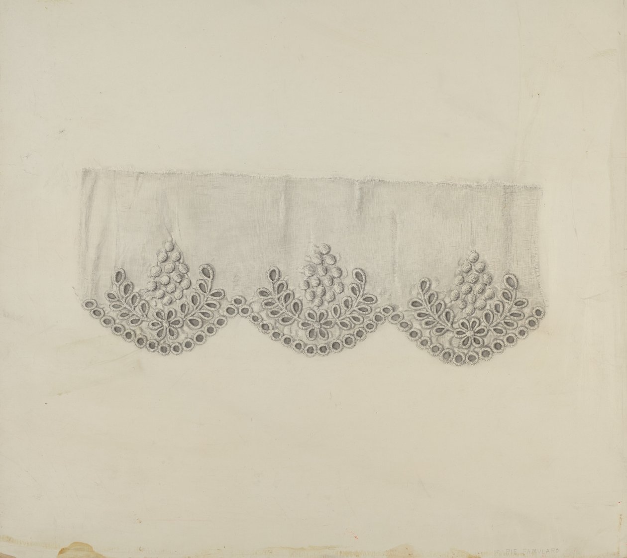 Bordado Edging, c. 1938. de Marie Famularo
