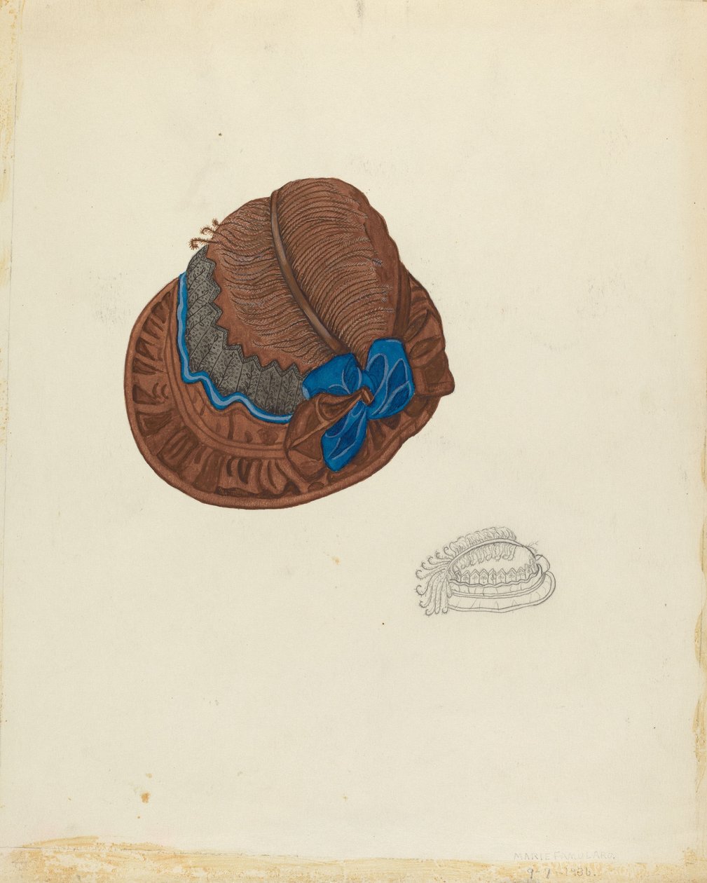 Chapéu, 1936. de Marie Famularo