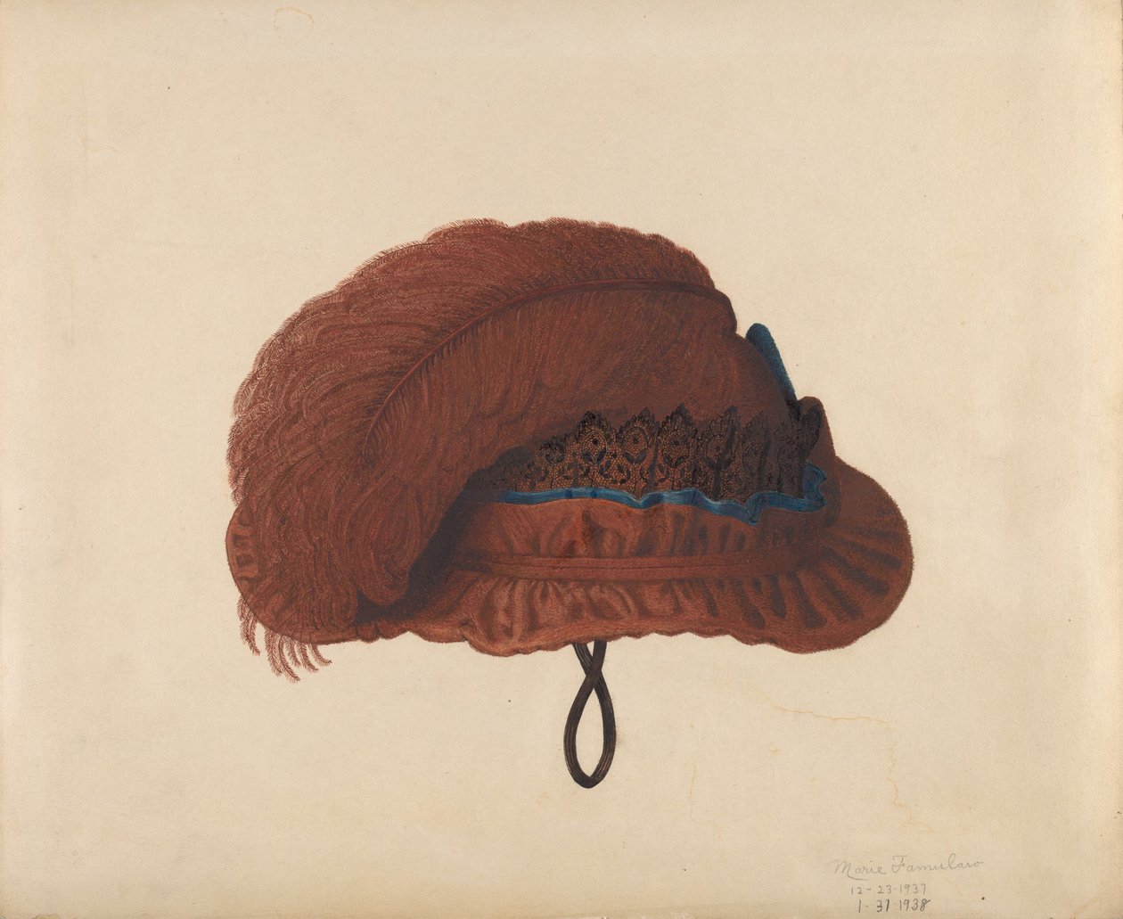 Chapéu, 1937. de Marie Famularo