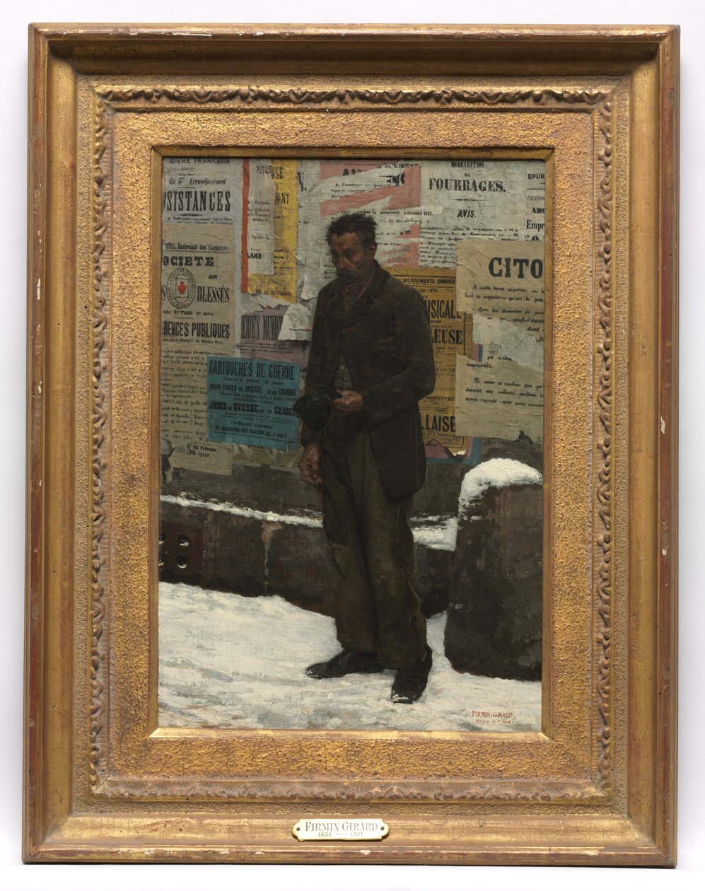 O veterano de Marie Francois Firmin Girard