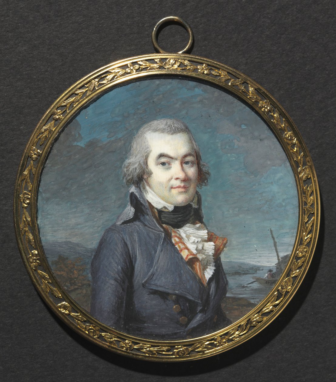 Retrato de um homem em uma paisagem, c. 1795 de Marie Gabrielle Capet
