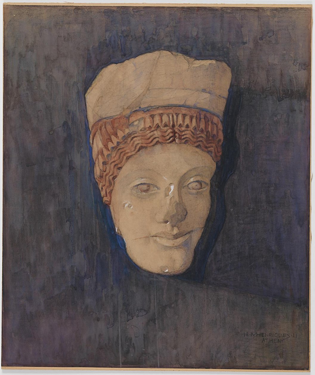 Chefe de Kore (Museu da Acrópole inv. 696) de Marie Henriques