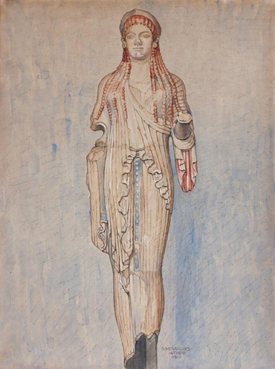 Kore (Museu da Acrópole inv. 685) de Marie Henriques