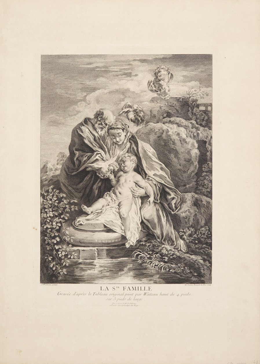 A Sagrada Família (La Ste Famille) de Marie Jeanne Renard Dubos