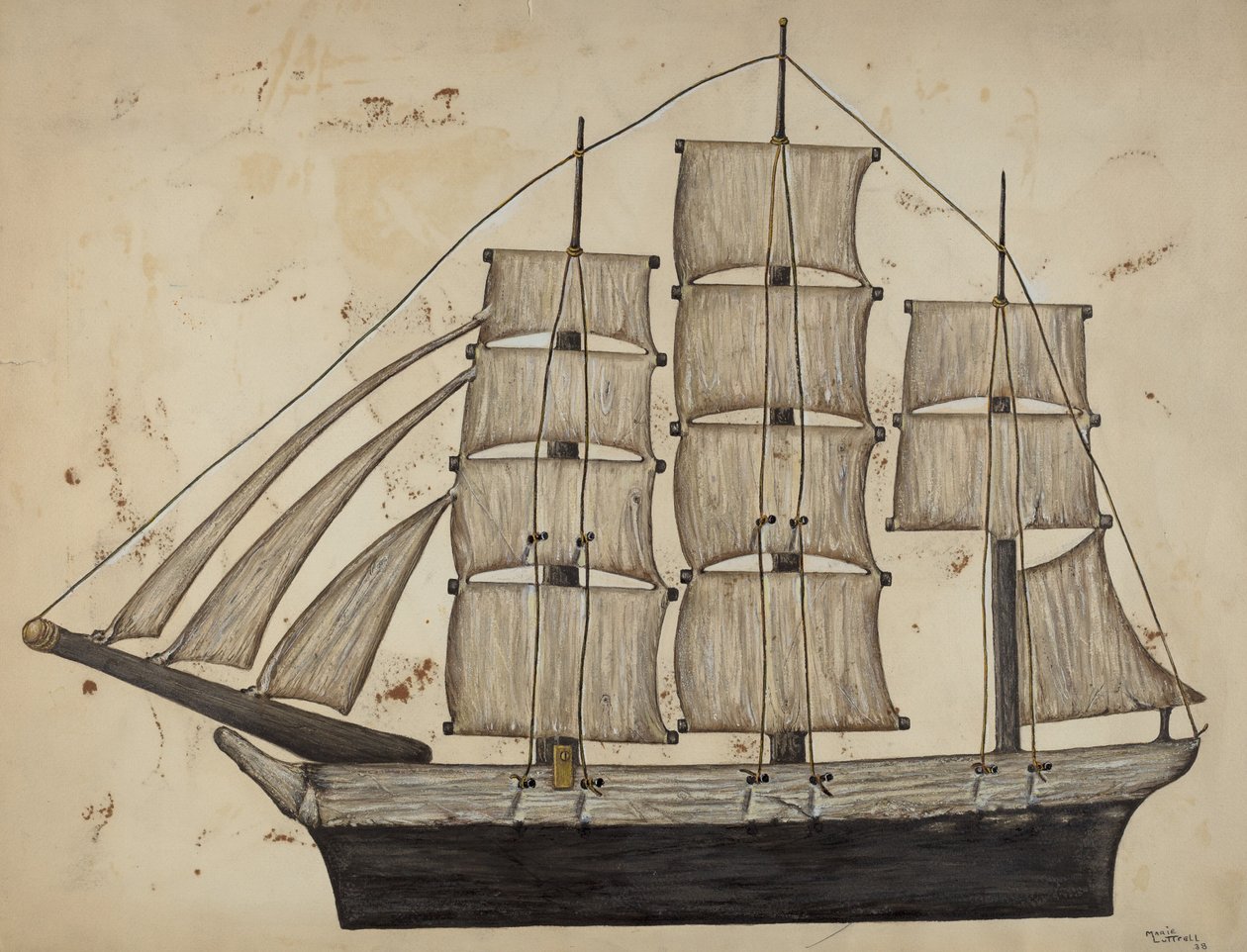 Pai. Navio Alemão, 1938. de Marie Lutrell