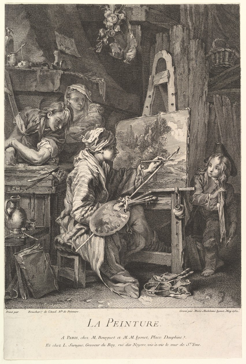 Pintura, 1752. de Marie Madeleine Igonet