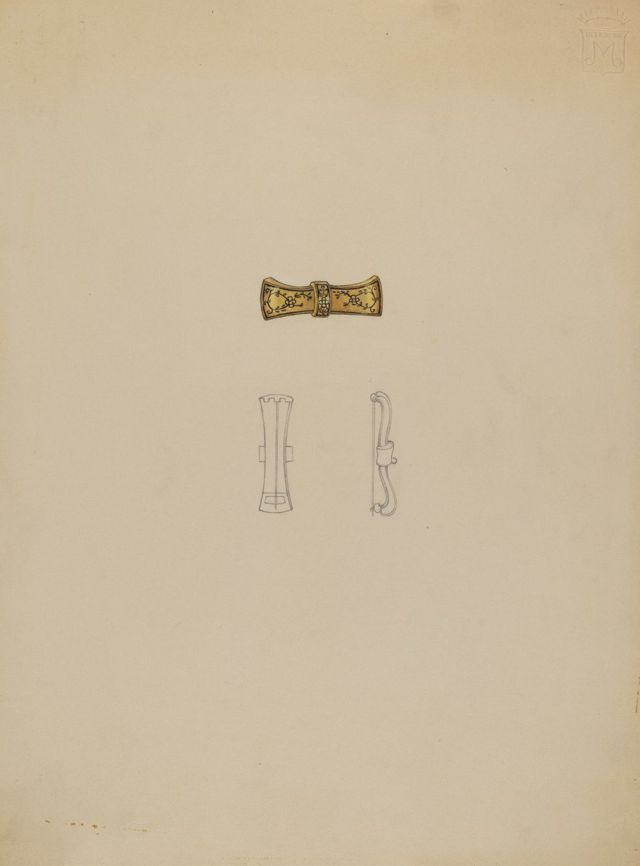 Brooch, c. 1936. de Marie Mitchell