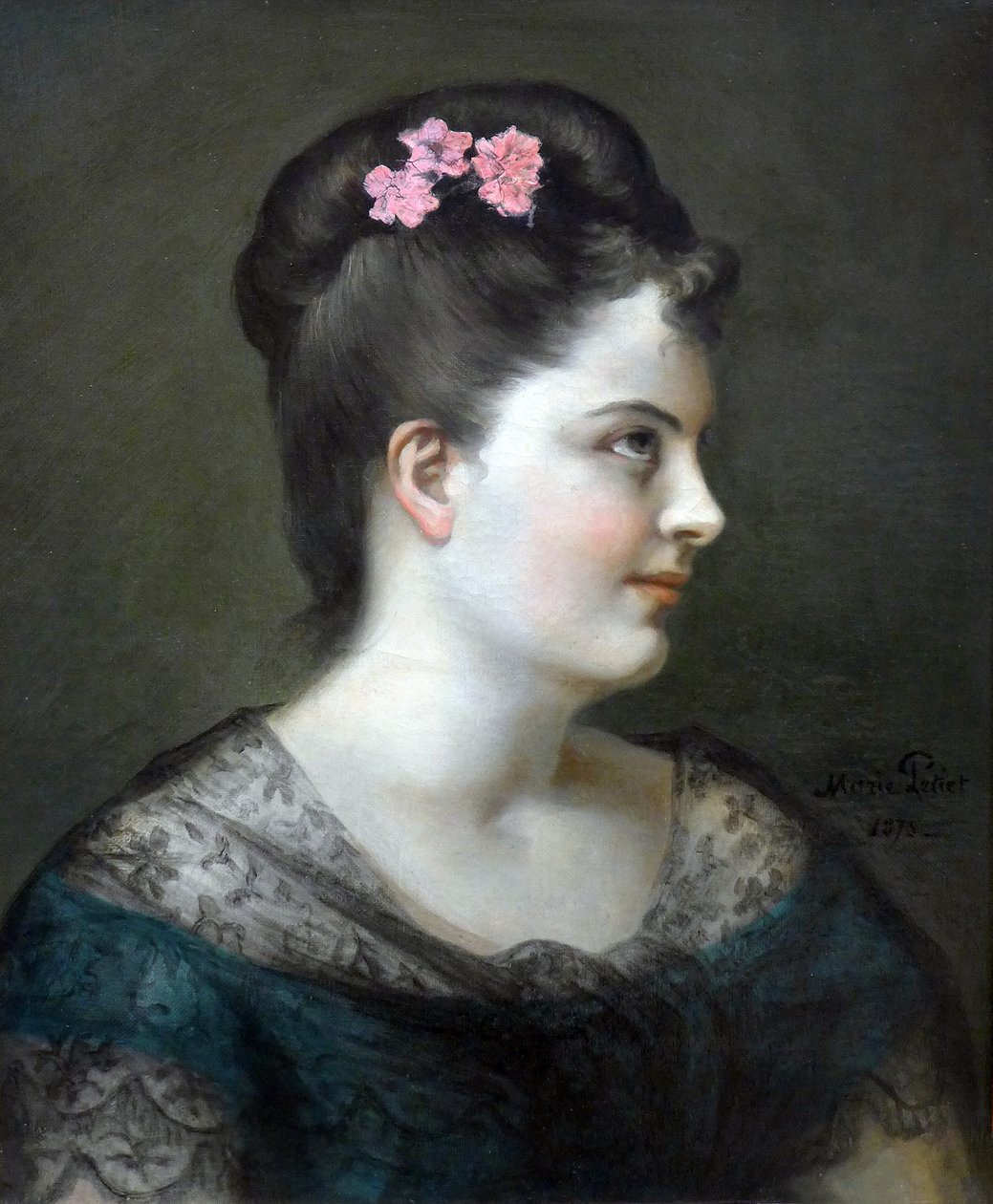 Auto-retrato de Marie Petiet de Marie Mrs Dujardin-Beaumetz Petiet
