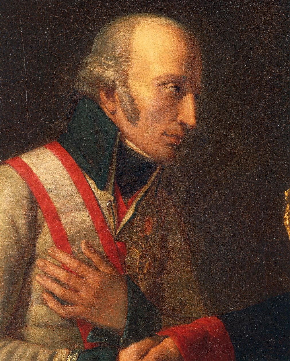 Encontro entre Napoleão e o Arquiduque Carlos em Stammersdorf 17 de Dezembro de Marie Nicolas Ponce Camus