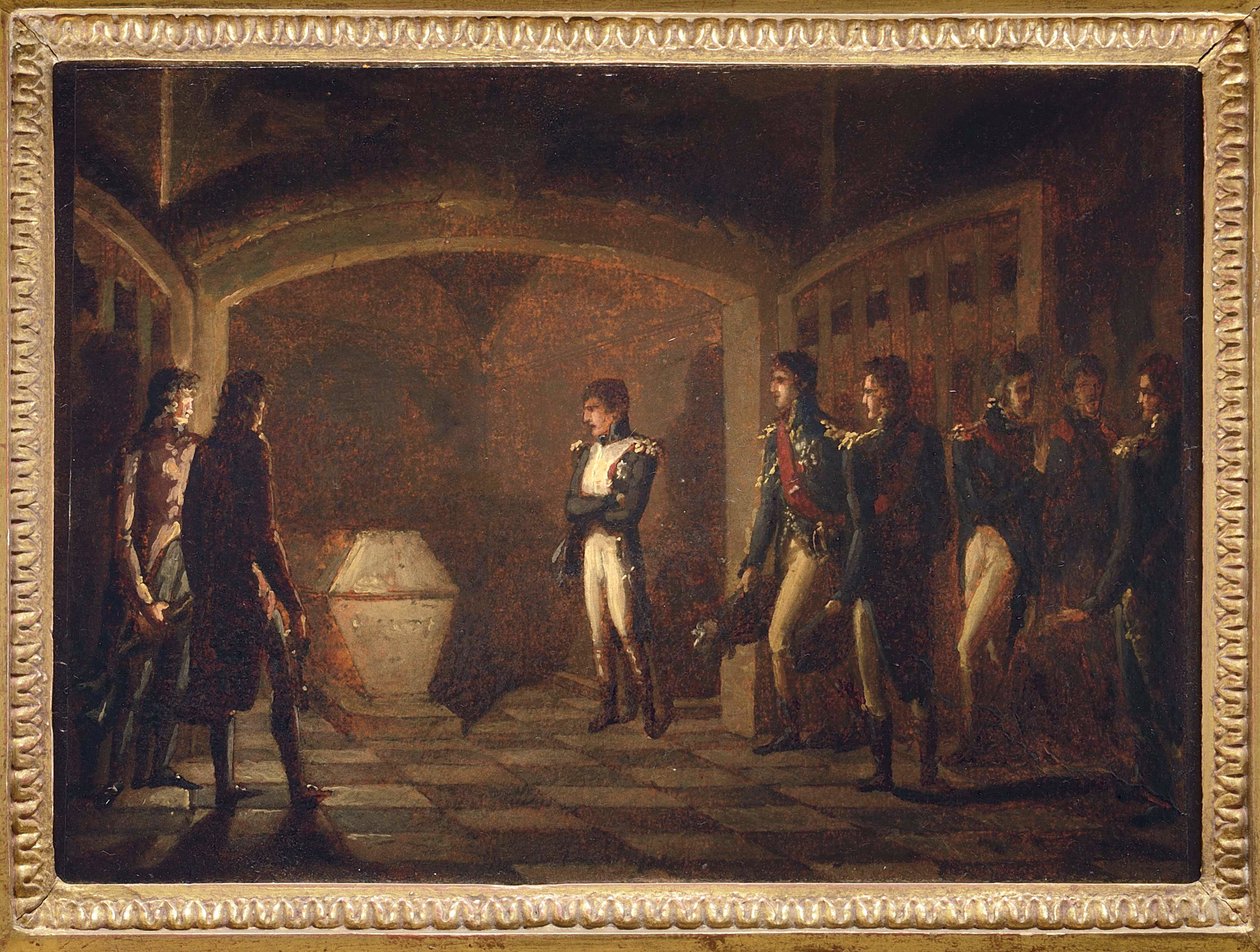 Napoleão diante do túmulo de Frederico, o Grande, de Ponce-Camus, Marie Nicola de Marie Nicolas Ponce Camus
