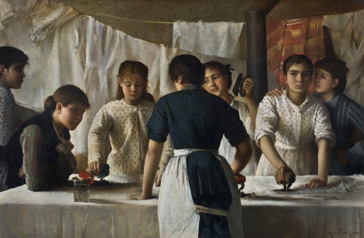 Lavadeiras, 1882. de Marie Petiet