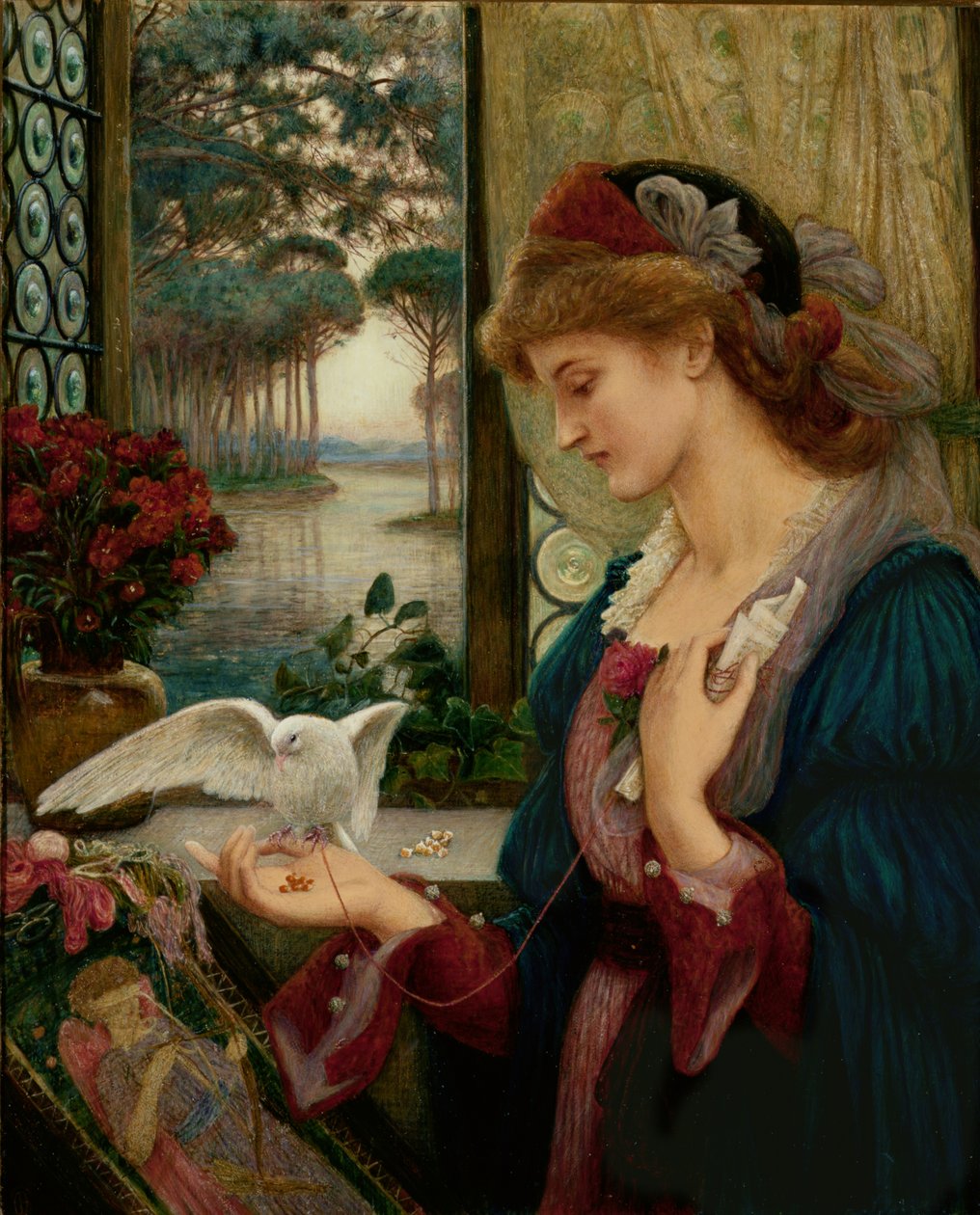 Mensageiro do Amor de Marie Spartali Stillman