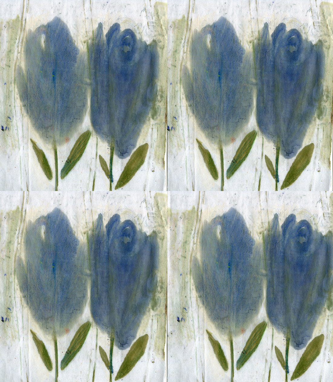 Tulipas azuis de Marina Falco