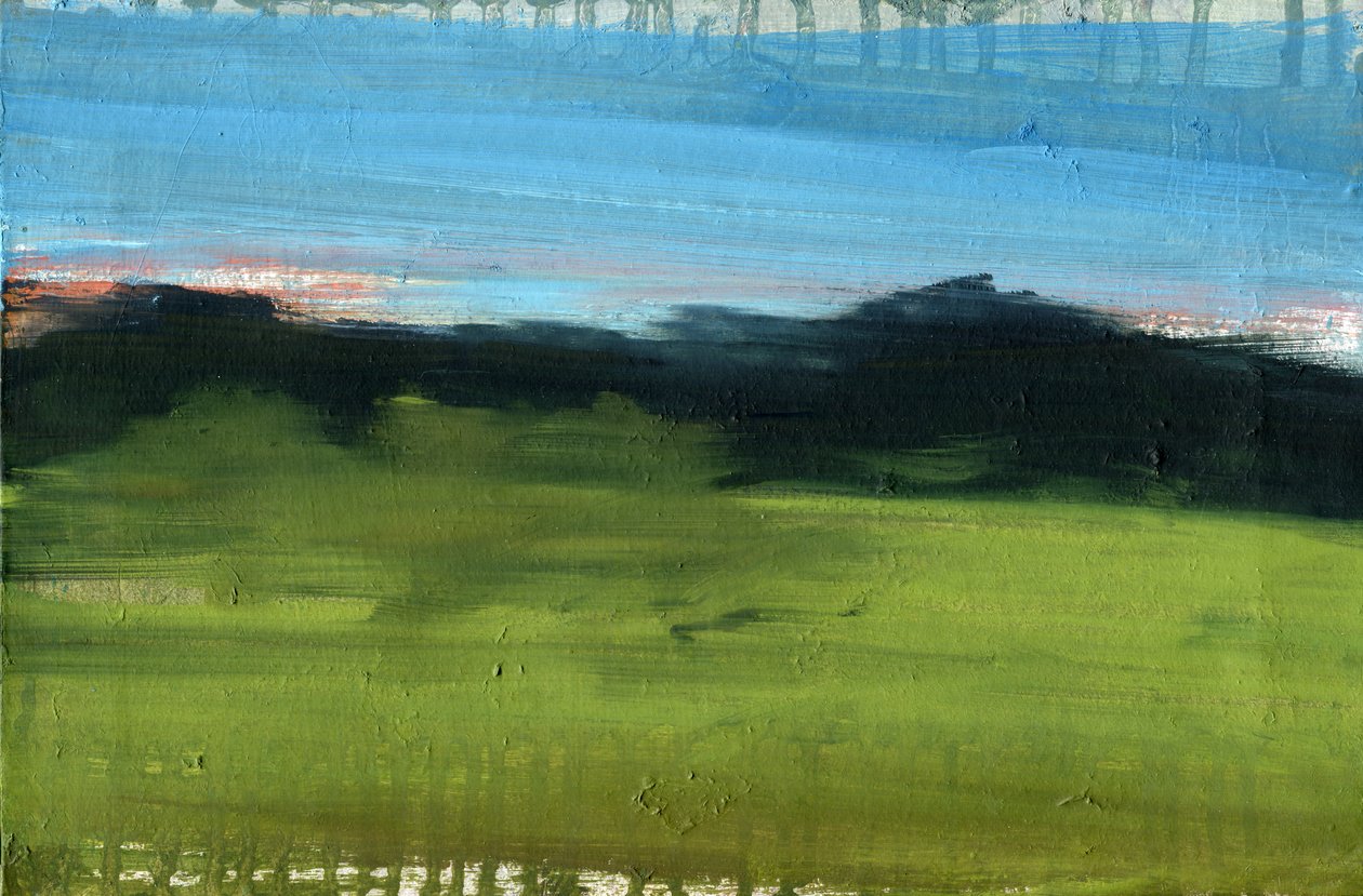 Paisagem invisível, 2023 (óleo sobre tela) de Marina Falco
