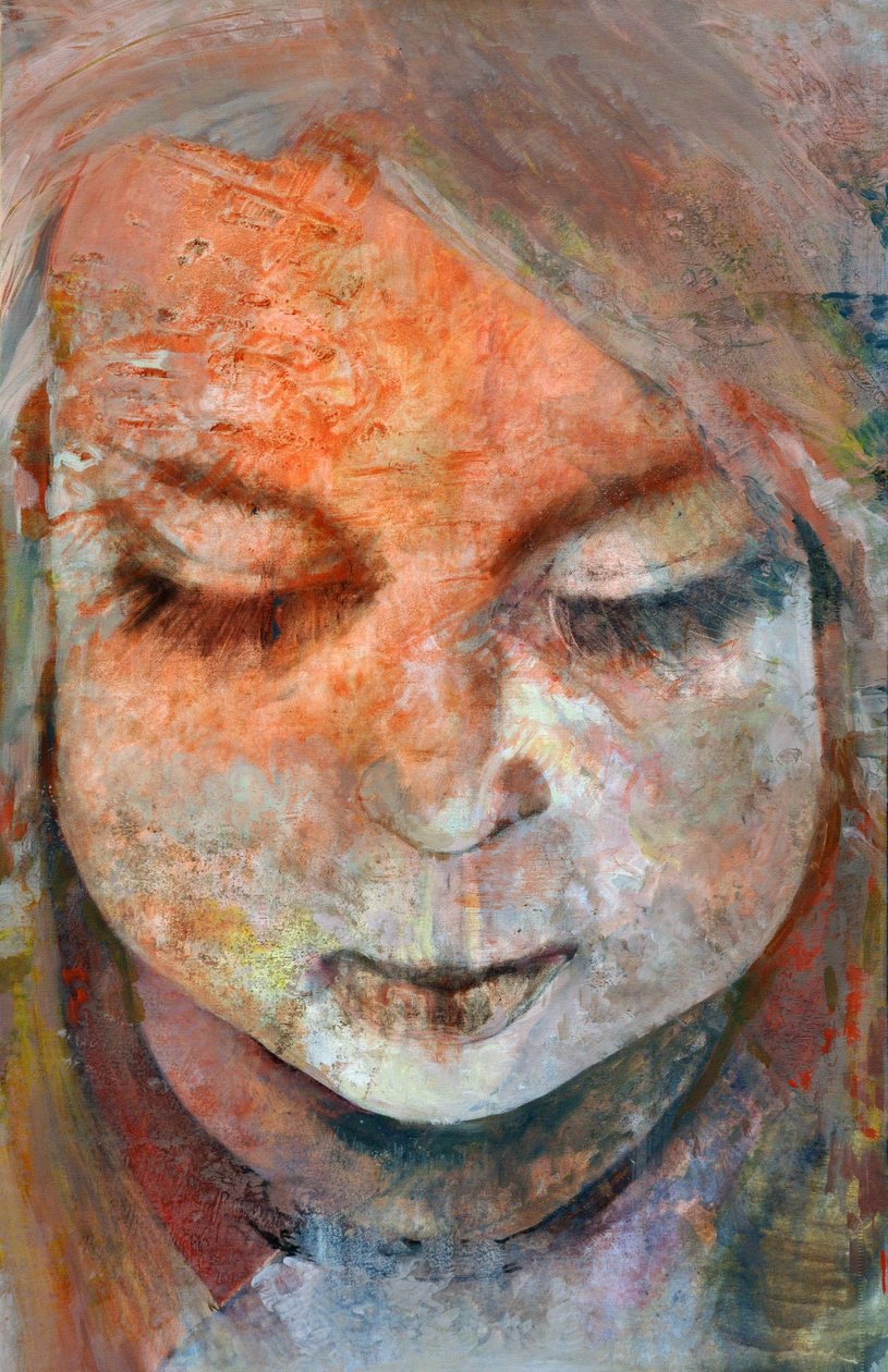 Vultus, 2014 (óleo sobre tela) de Marina Falco
