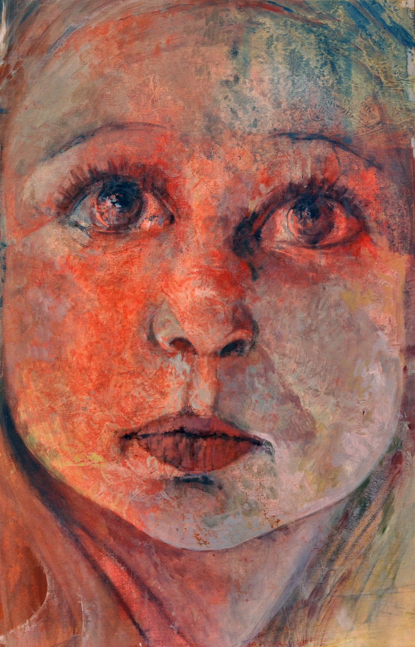 Vultus, 2014 (óleo sobre tela) de Marina Falco
