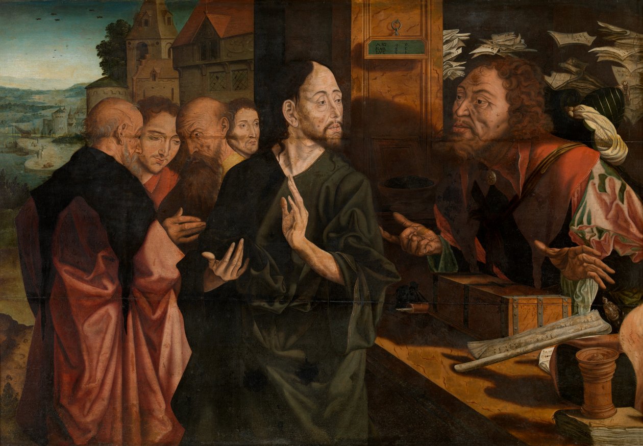 Chamada de Mateus de Marinus van Reymerswaele