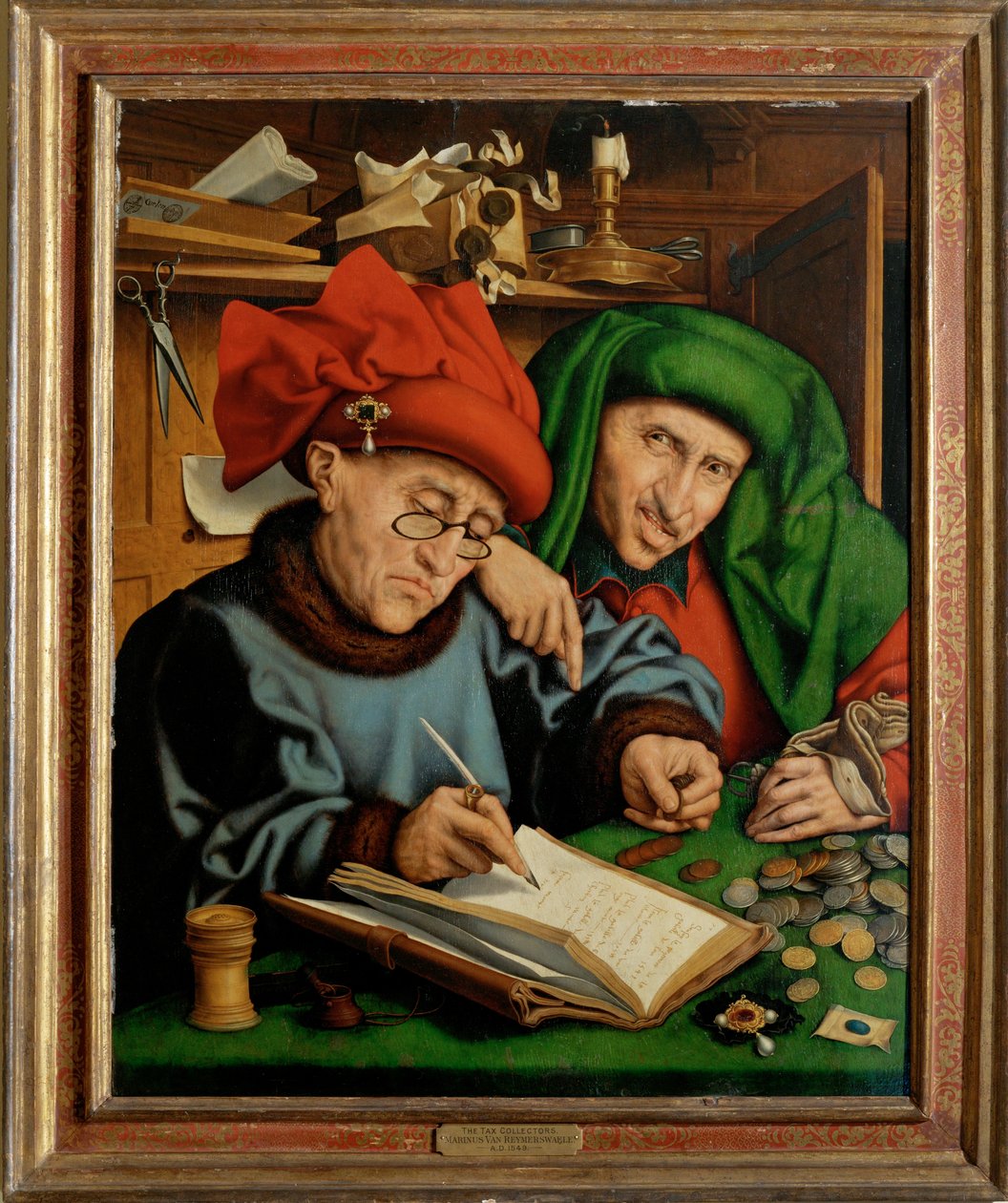 O cambista ... de Marinus van Reymerswaele
