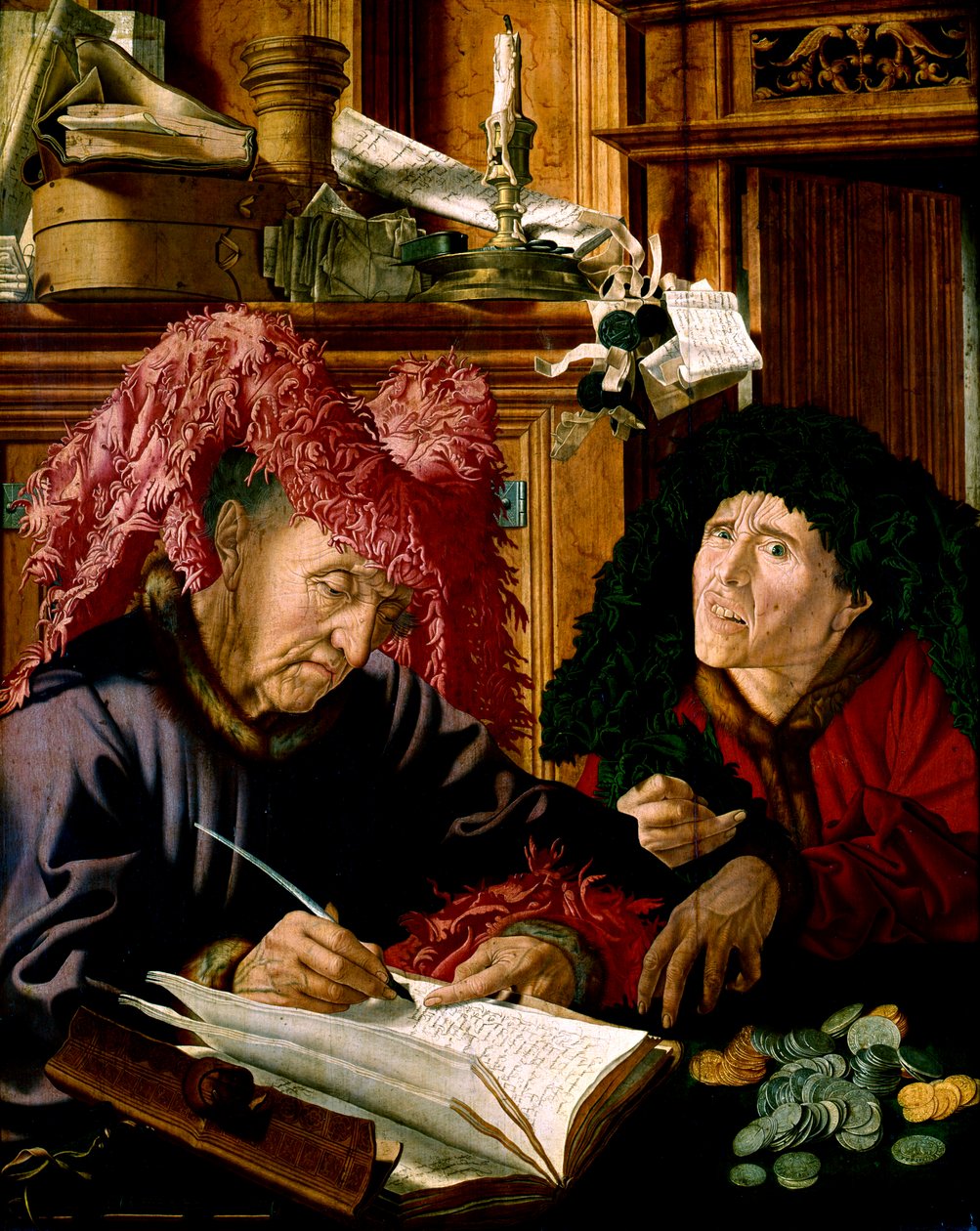Dois coletores de impostos, c.1540 de Marinus van Reymerswaele