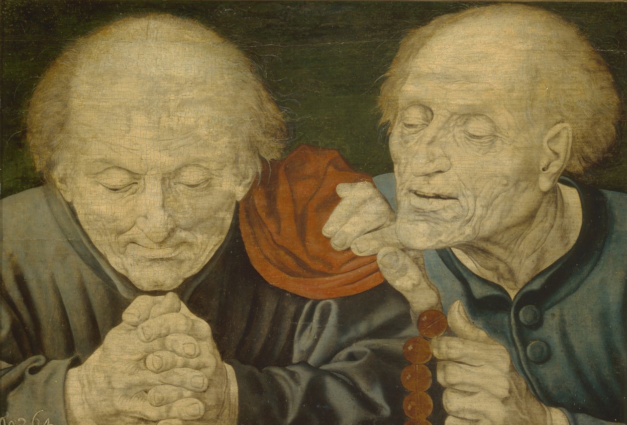 Dois velhos de Marinus van Roejmerswaelen