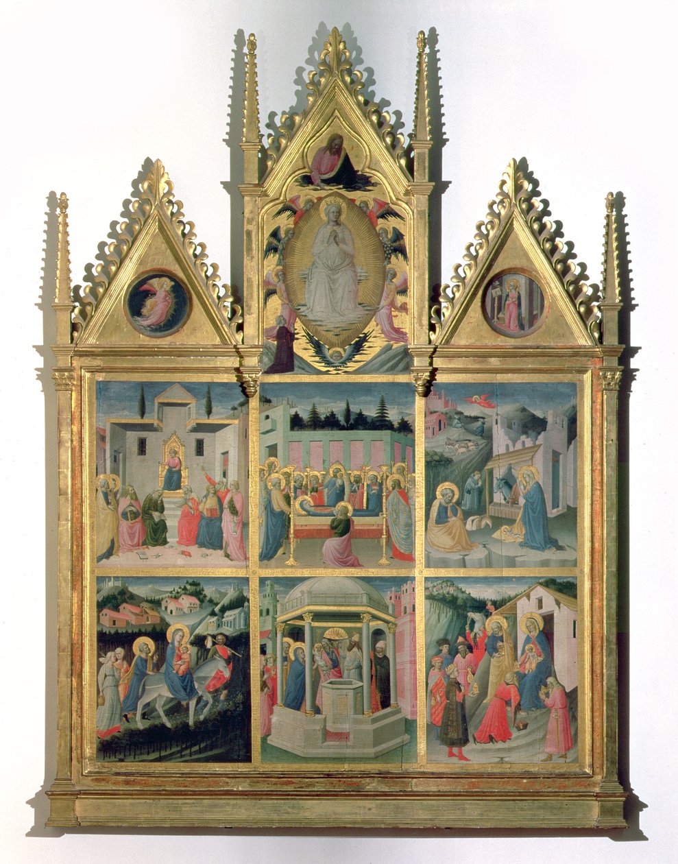 Cenas da Vida de Cristo e da Virgem, polyptych (painel) de Mariotto di Cristofano