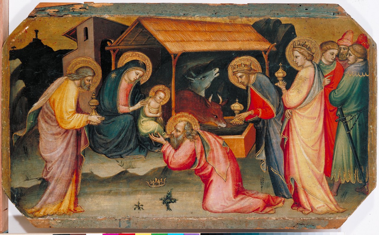 Adoração dos Magos, c.1405 (têmpera no painel) de Mariotto di Nardo