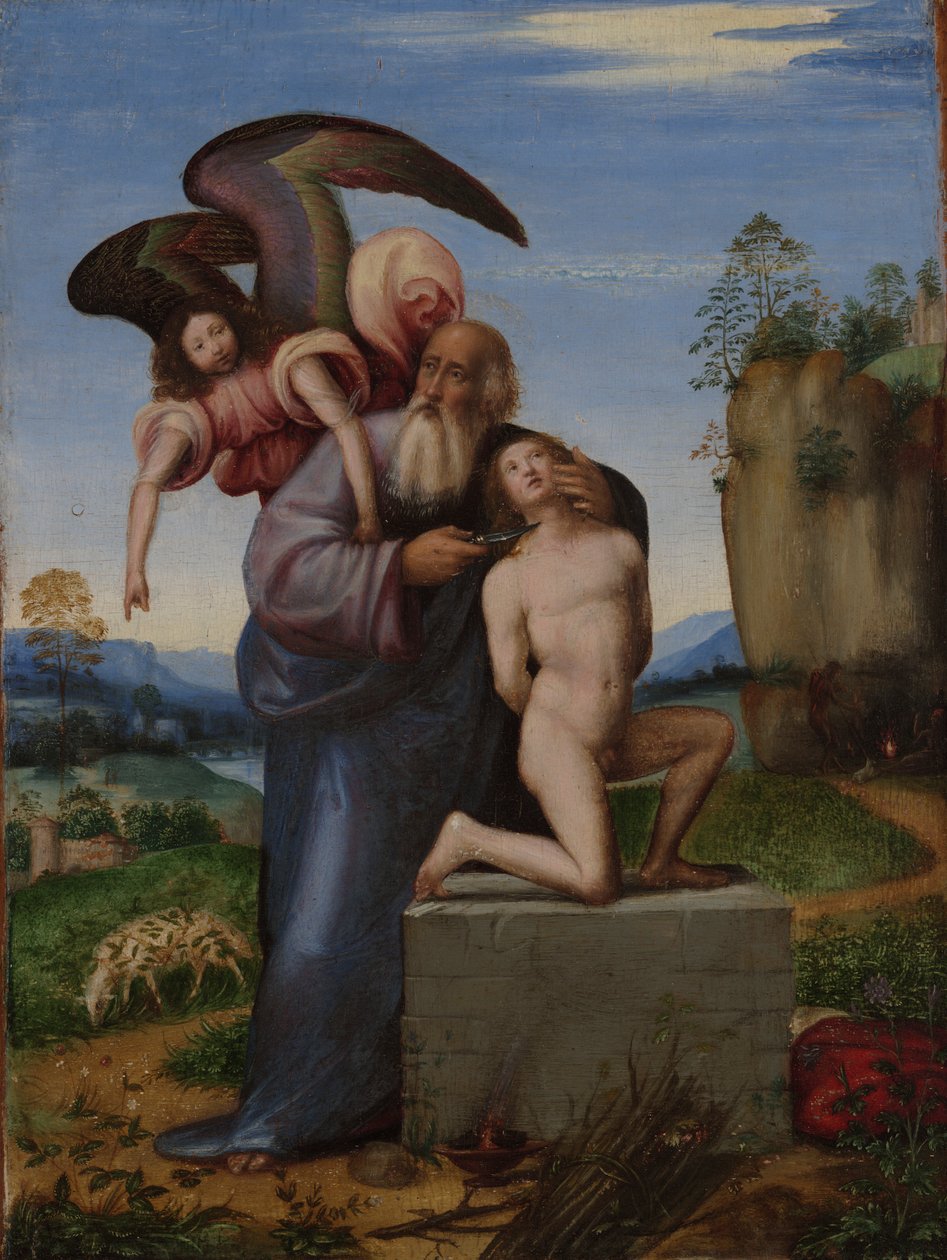 O Sacrifício de Isaac de Mariotto Albertinelli
