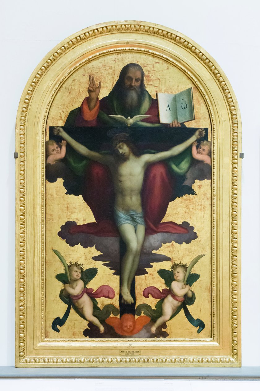 A Santíssima Trindade de Mariotto Albertinelli