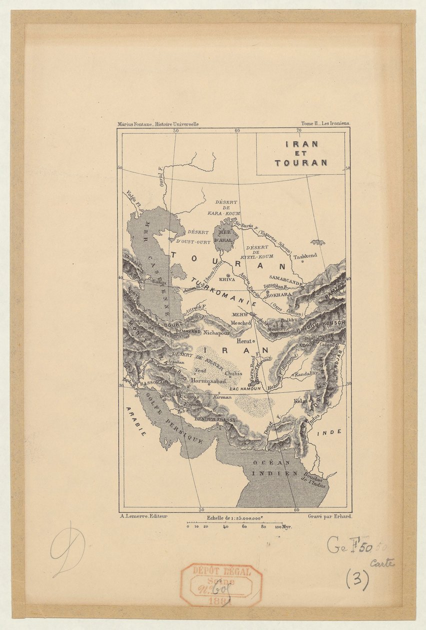 Irã e Touran de Marius Fontane