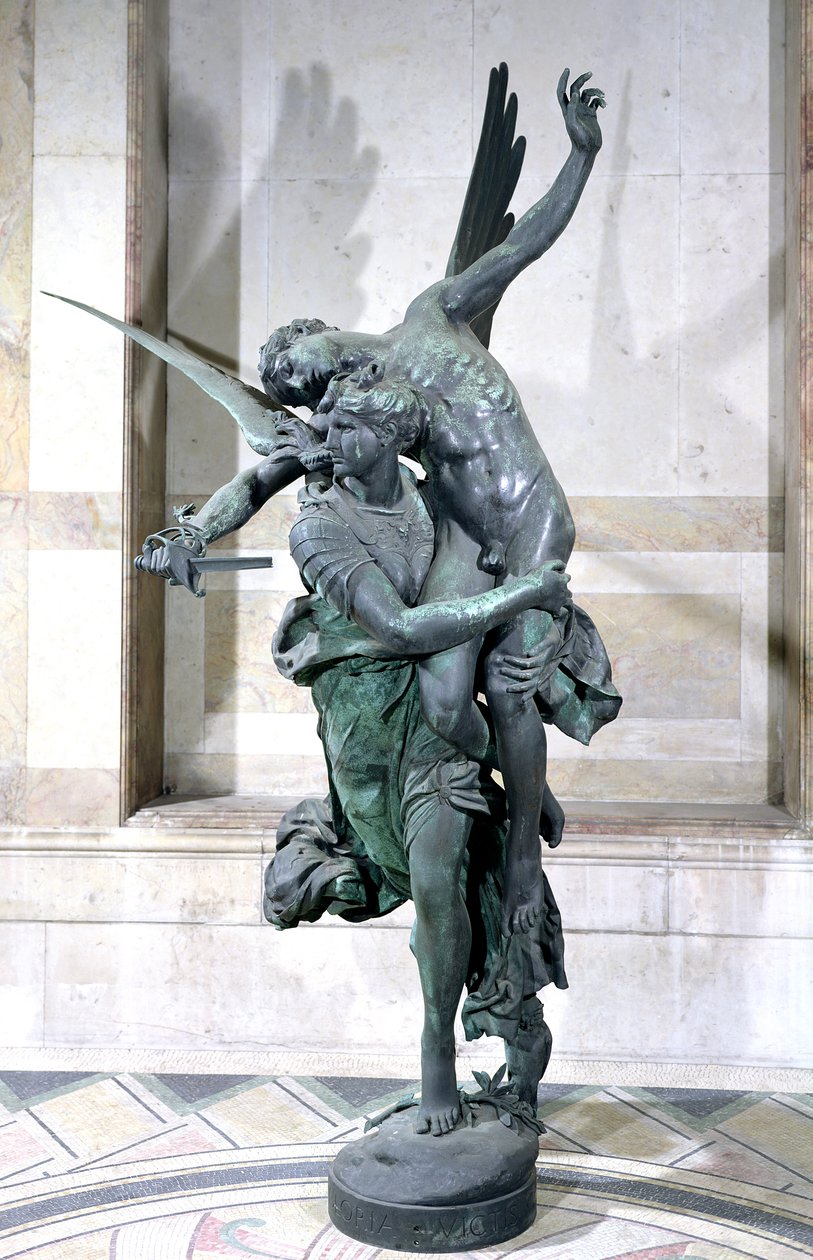 Depois de derrotar Gloria, 1874 (bronze) de Marius Jean Antonin Mercie