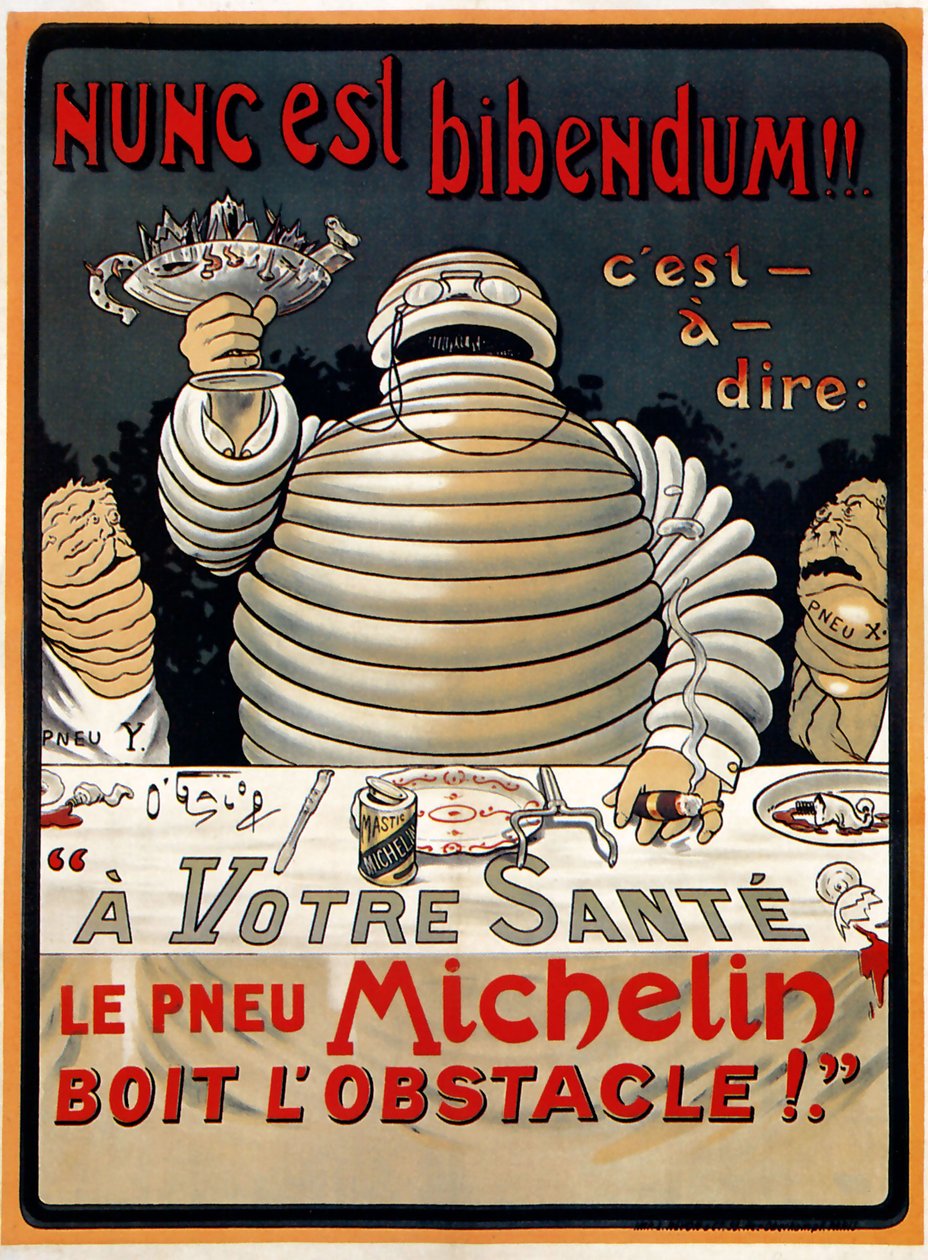 Nunc est Bibendum" Michelin de Marius (1867 1946) Rossillon
