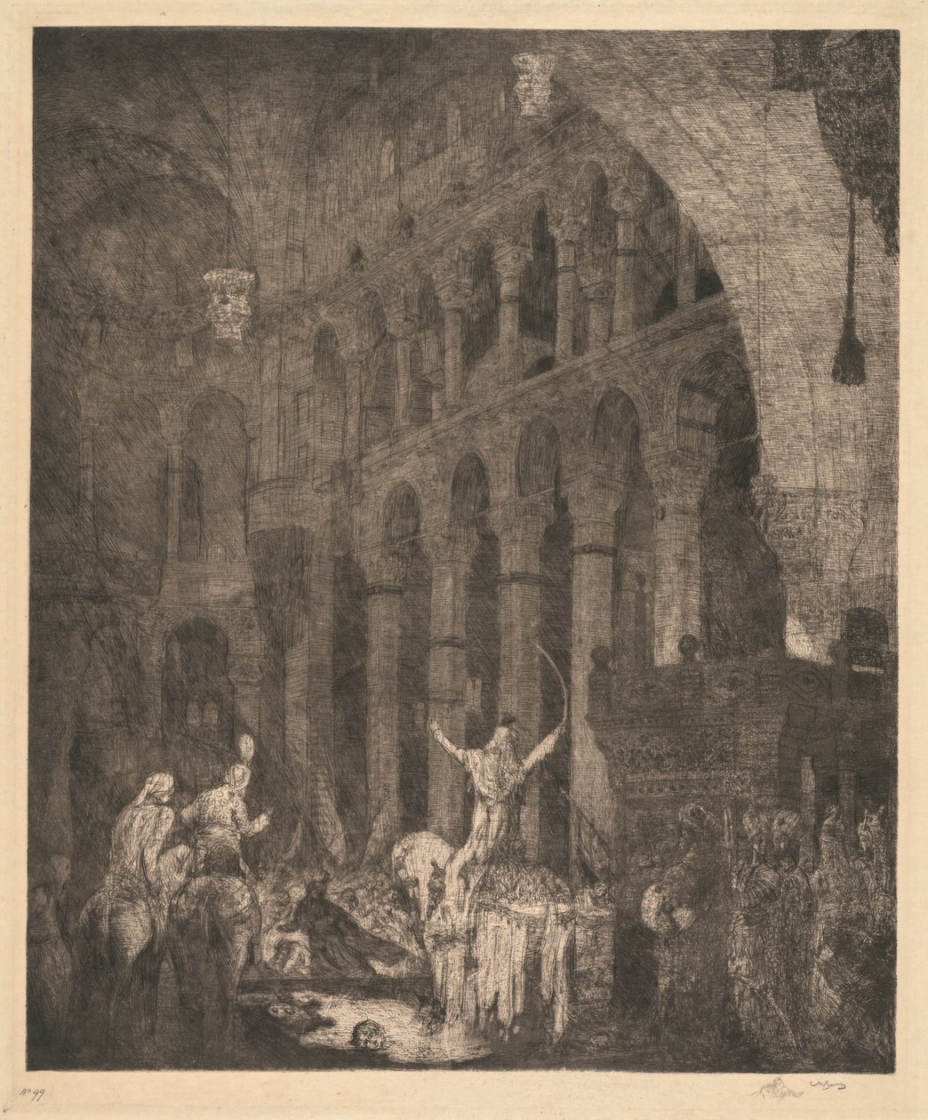 Mohammed II no Aye Sophia de Marius Alexander Jacques Bauer