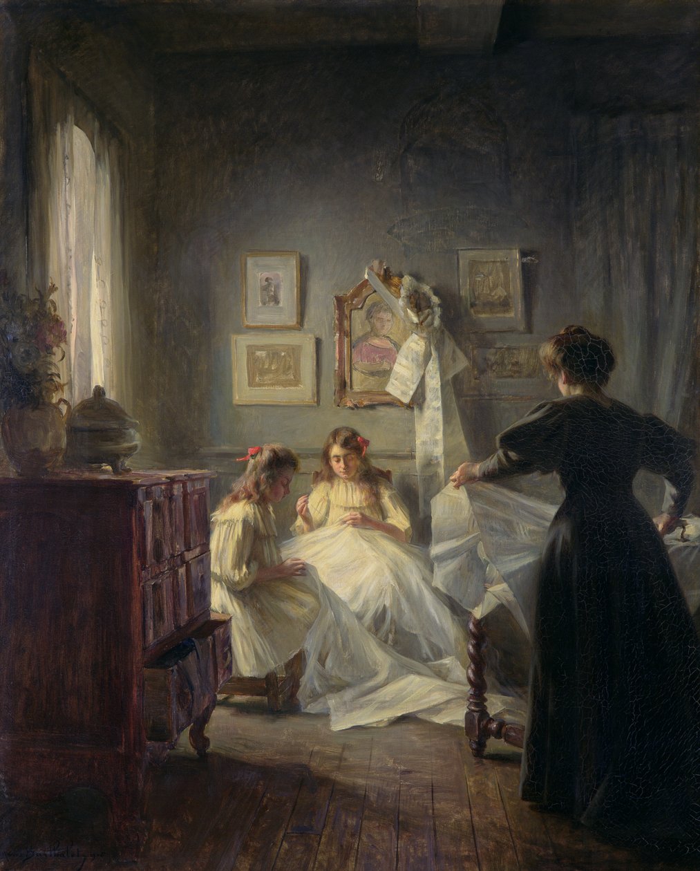 Costura, 1906 (ver 191596 para detalhes) de Marius Bartholoty