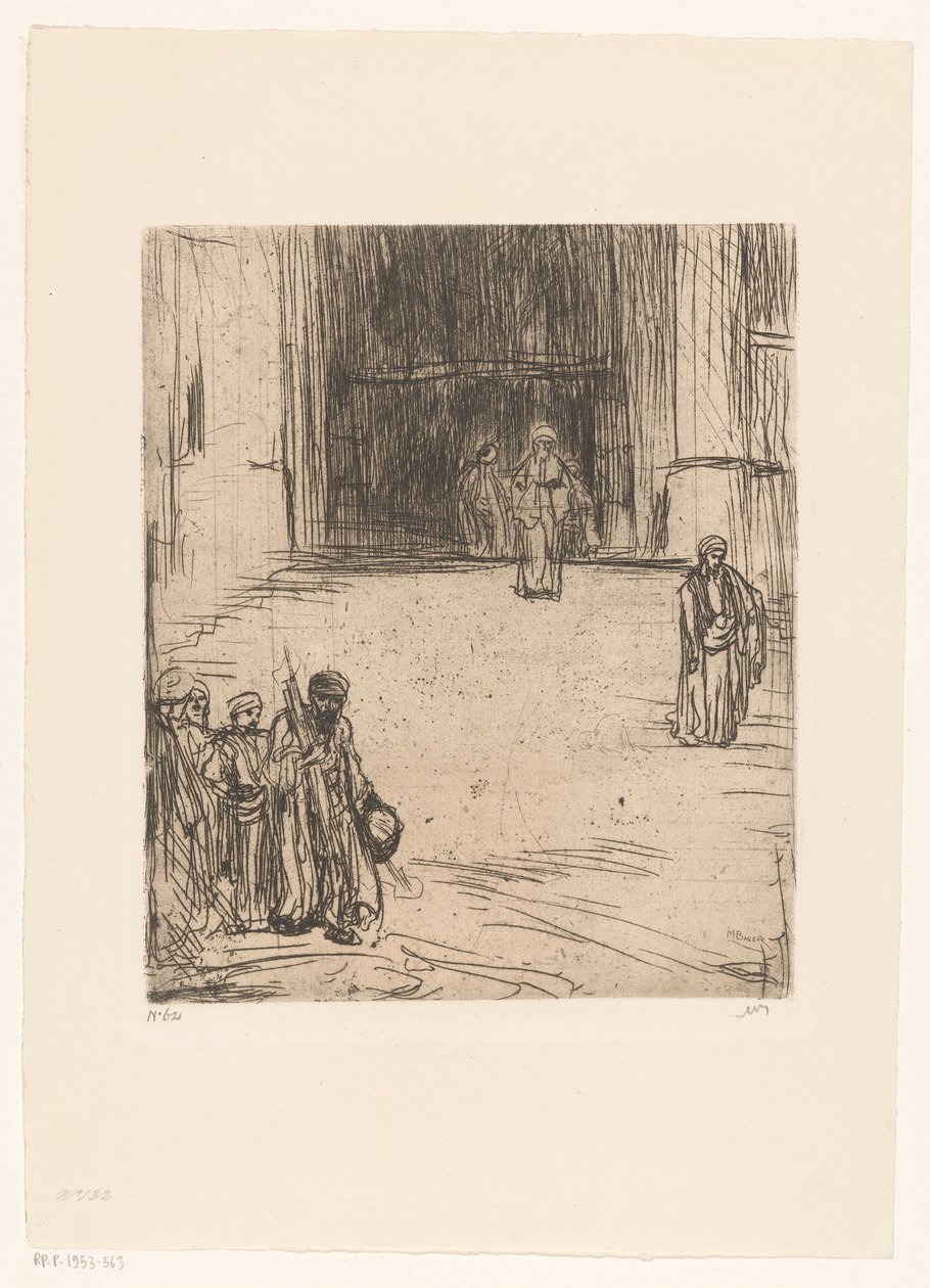 Mesquita em Constantinopla de Marius Bauer (signed by artist)