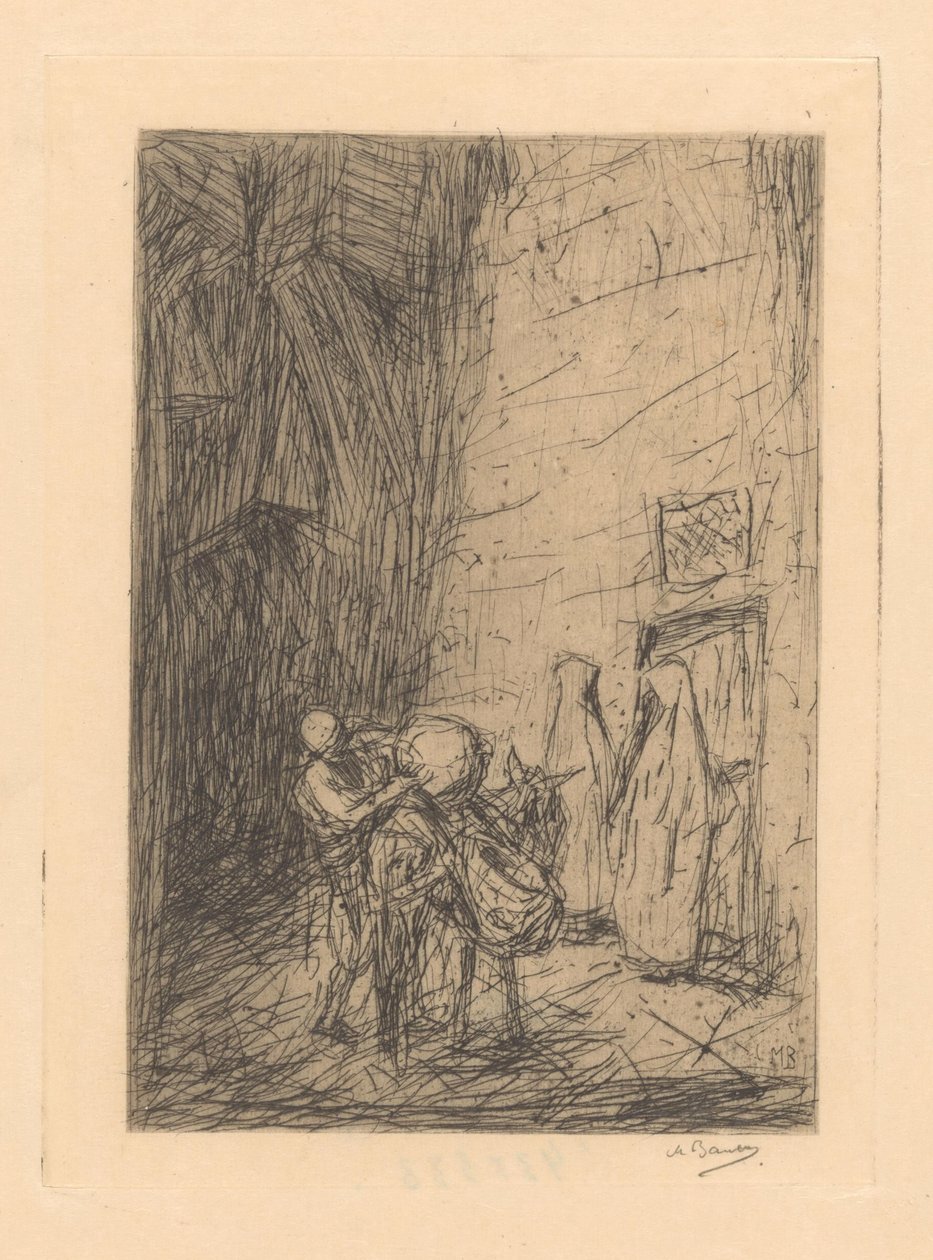 comerciante otomano de Marius Bauer (signed by artist)