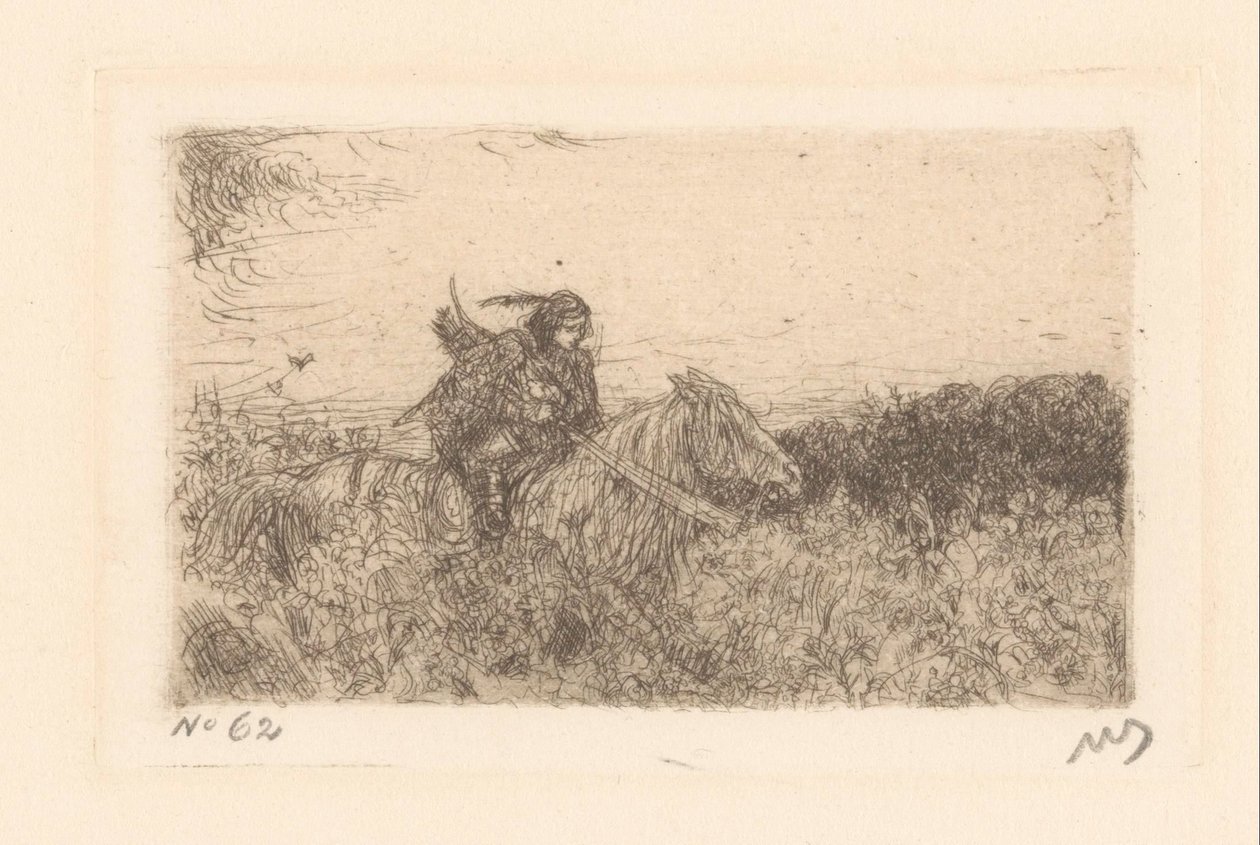 Cavaleiro de Marius Bauer (signed by artist)