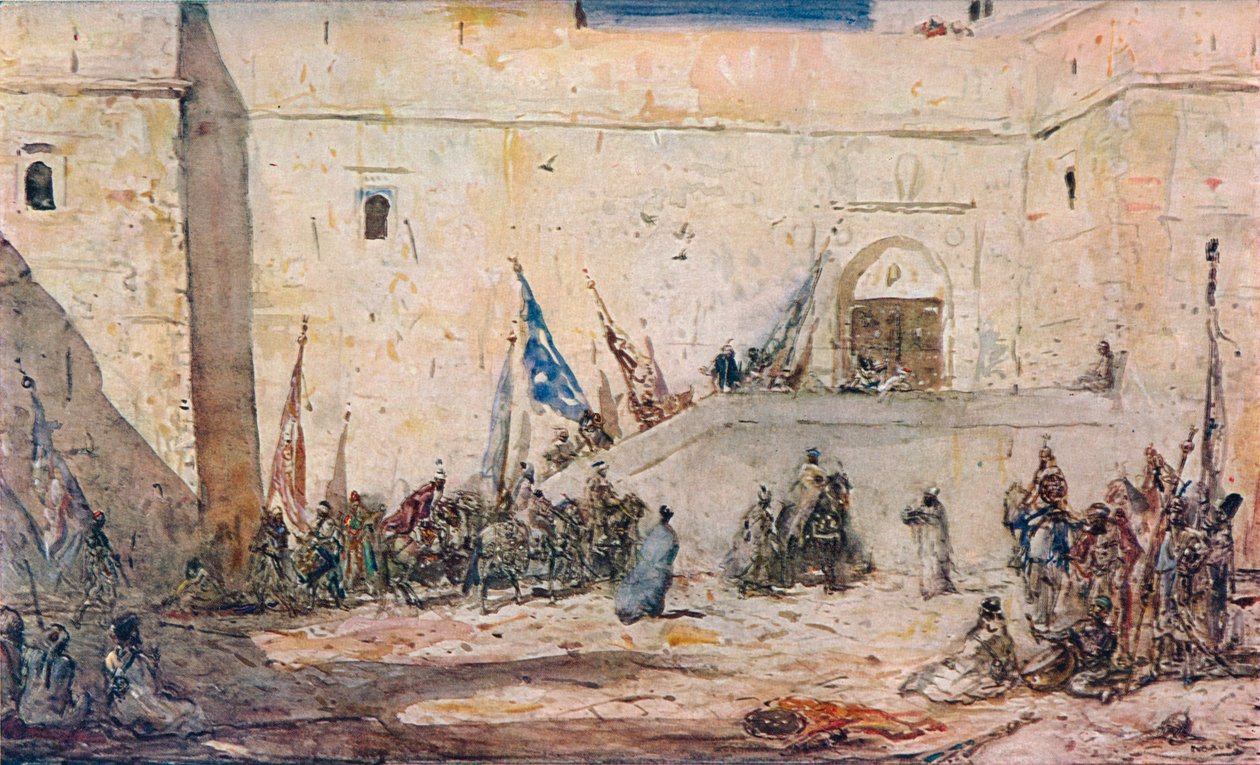 Um Dia de Festa", c1910 de Marius Bauer