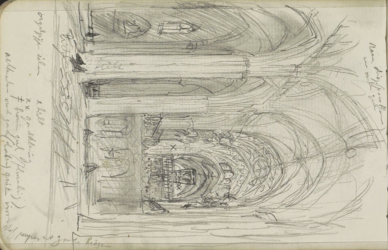 Interior da catedral de Sevilha de Marius Bauer